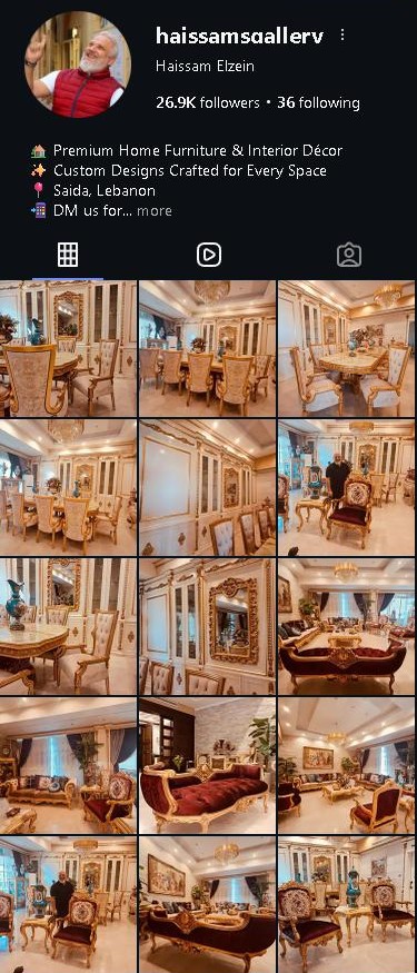 Haissam's Gallery Instagram profile