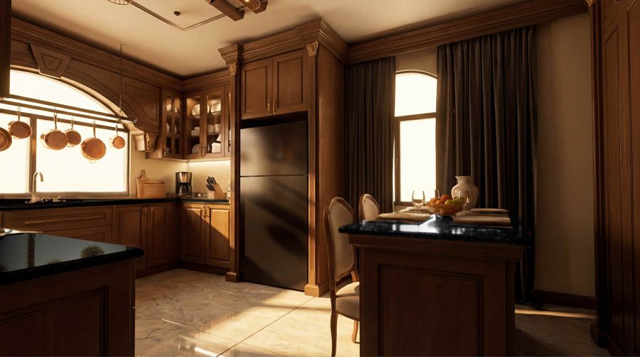 Kitchen tall units